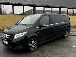 Mercedes Benz V-Klasse  V250 Aut. - 8 Personers - Ekstra lang - luksus minibus med alt i udstyr