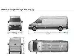 MAN TGE - LANG - HØJ MODEL - TOP UDSTYRET - AUT. GEAR