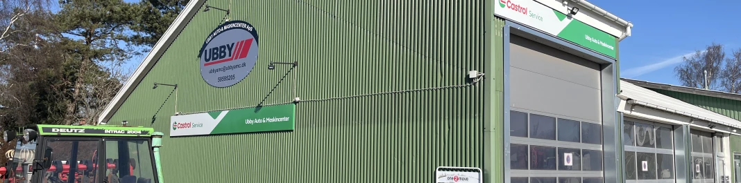 Facaden af One2move Biludlejning Jerslev Sjælland