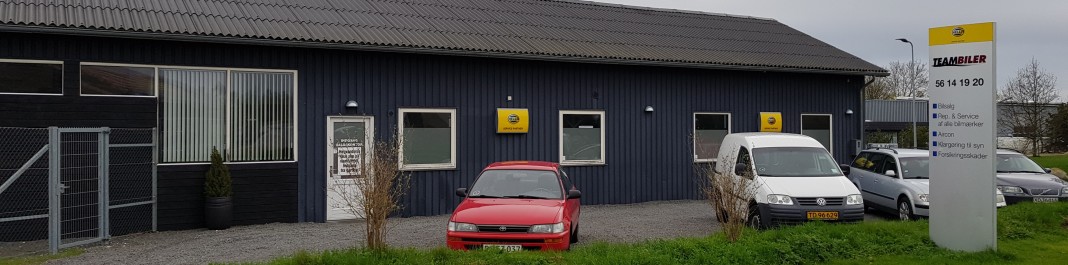 Facaden af One2move Biludlejning Karlslunde Ø