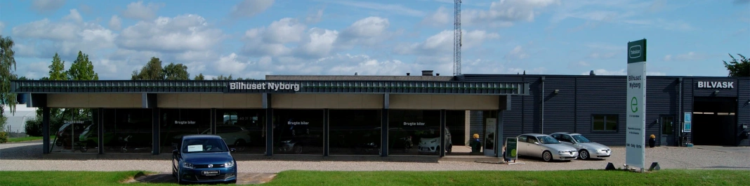 Facaden af One2move Biludlejning Nyborg